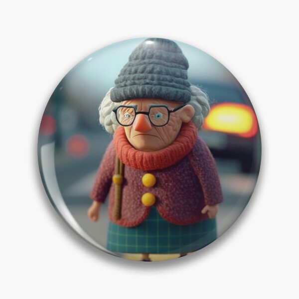 Item preview, Clay Old Lady Crossing the Road 1 designed and sold by AstroRisq.