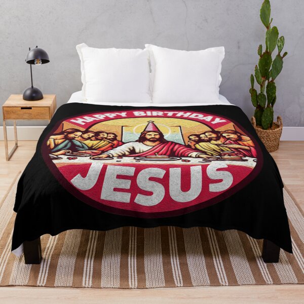 Item preview, Happy Birthday Jesus Disciples Last Supper Christmas designed and sold by plushism.
