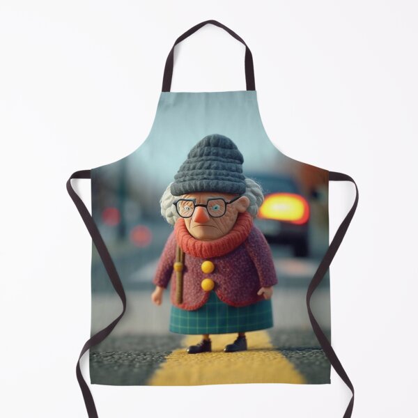 Item preview, Clay Old Lady Crossing the Road 1 designed and sold by AstroRisq.