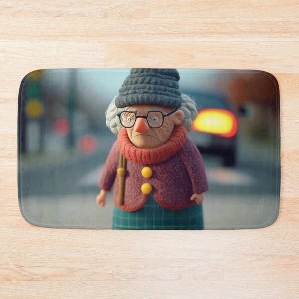 Item preview, Clay Old Lady Crossing the Road 1 designed and sold by AstroRisq.