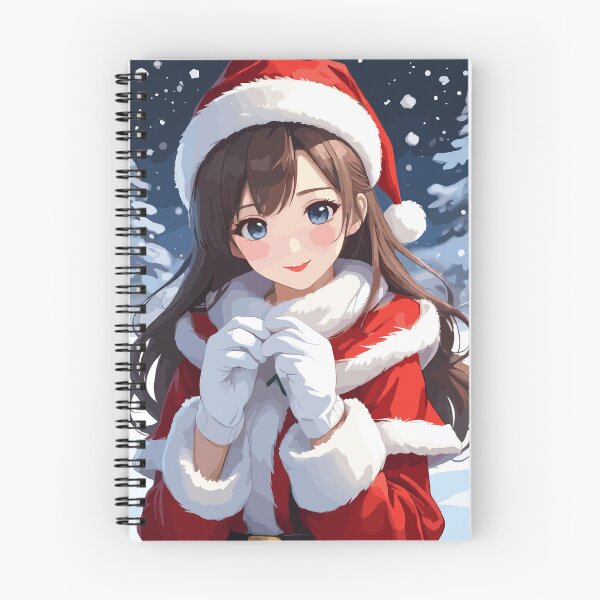 Item preview, Anime Girl in Christmas Costume designed and sold by InkInspiratons.