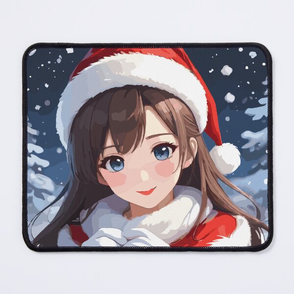 Item preview, Anime Girl in Christmas Costume designed and sold by InkInspiratons.