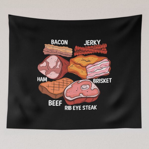 Item preview, Meat Lover Men Barbecue Brisket Steak Grill BBQ designed and sold by DSWShirts.