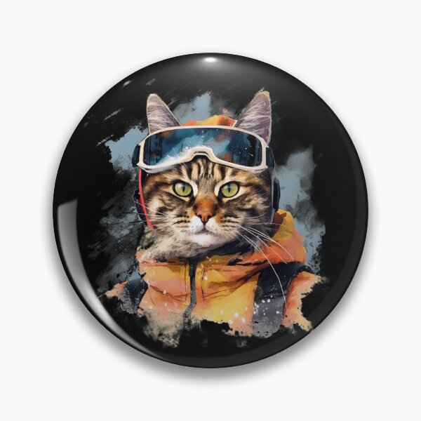 Item preview, Ski Cat in Ski Googles designed and sold by AnnaMDesign.