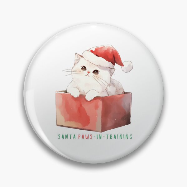 Item preview, Santa Paws-in-Training, Cat in the box designed and sold by Cherrita07.