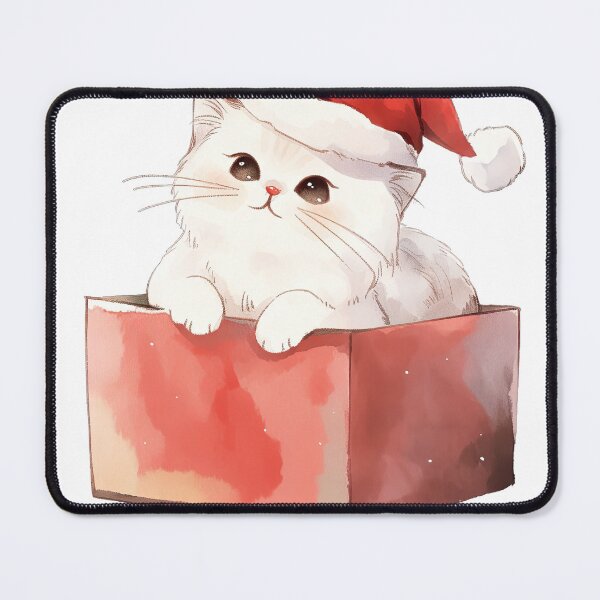 Item preview, Santa Paws-in-Training, Cat in the box designed and sold by Cherrita07.