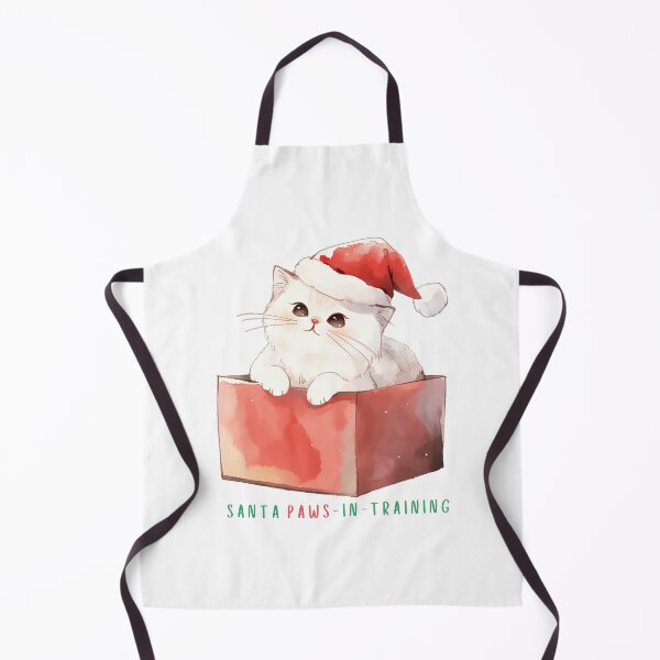 Item preview, Santa Paws-in-Training, Cat in the box designed and sold by Cherrita07.
