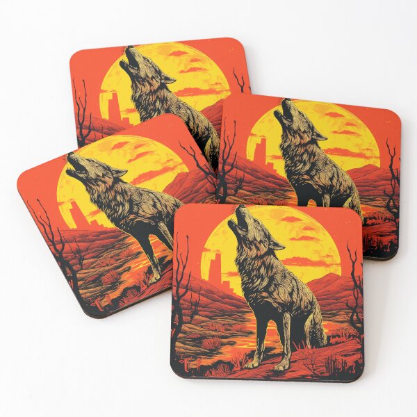 Item preview, Coyote Howling 1 designed and sold by AstroRisq.