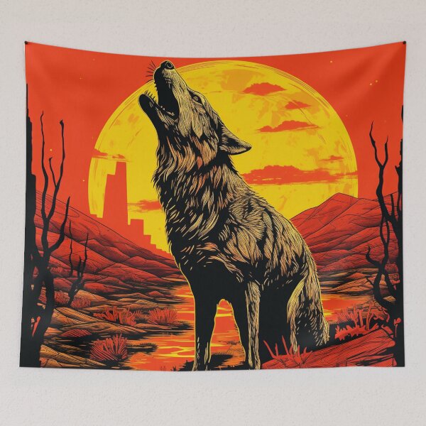 Item preview, Coyote Howling 1 designed and sold by AstroRisq.