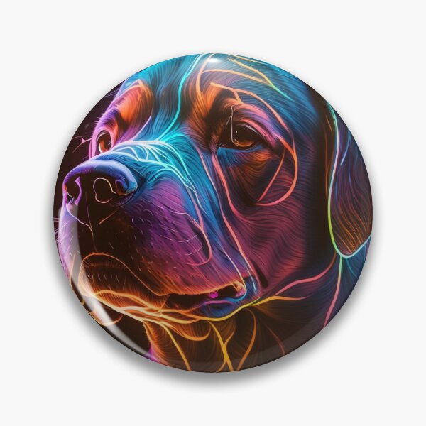 Item preview, Dog Neon Art 1 designed and sold by AstroRisq.