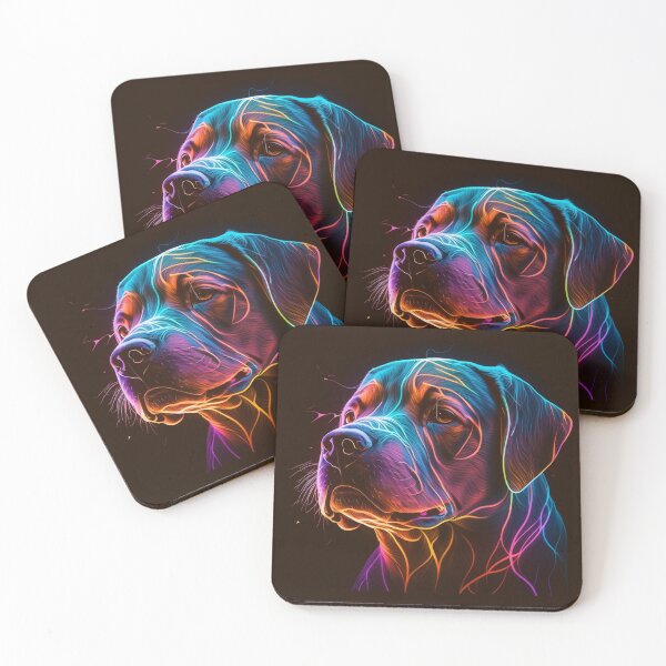Artikelvorschau, Hund Neon Art 1 entworfen und verkauft von AstroRisq.