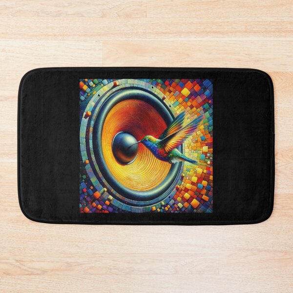 Item preview, Impressionist hummingbird drinks from a speaker - audio nectar designed and sold by Matthew Kinnersly.