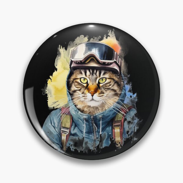 Item preview, Ski Cat in Ski Googles designed and sold by AnnaMDesign.