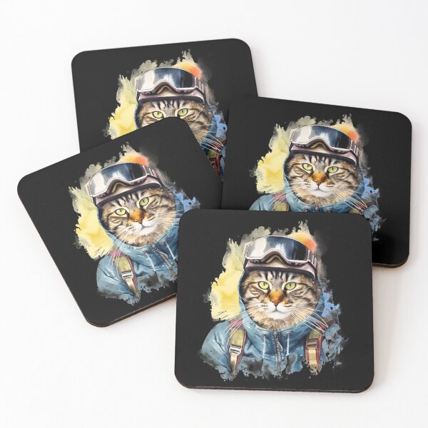 Item preview, Ski Cat in Ski Googles designed and sold by AnnaMDesign.