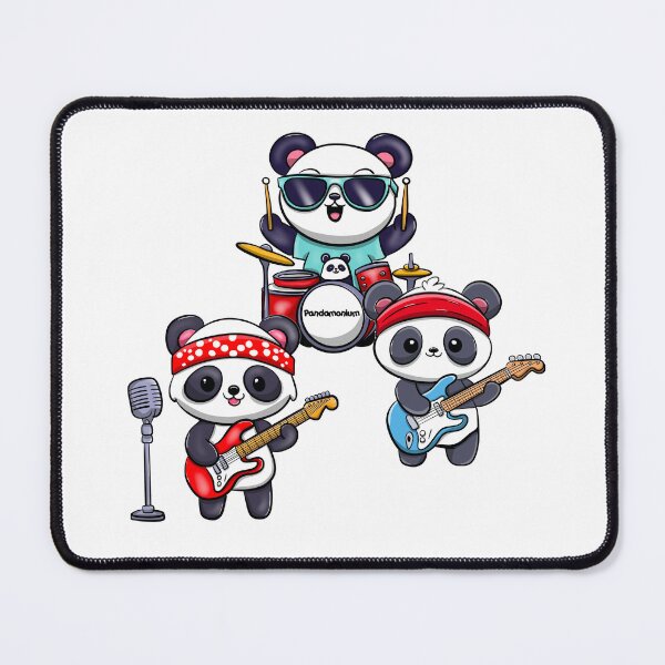 Item preview, Pandamonium Rock Band designed and sold by Top Dog Tees.