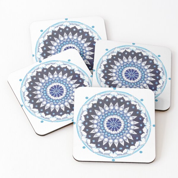 Item preview, Blue mandala designed and sold by Meowsome91.