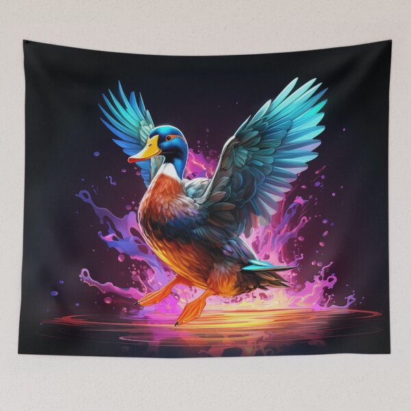 Item preview, Duck Neon Art designed and sold by AstroRisq.