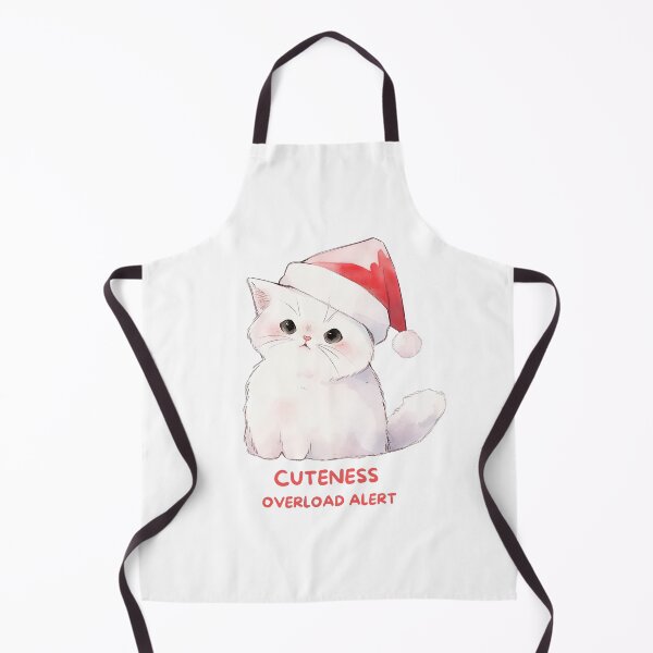 Item preview, Cuteness Overload Alert, Kitten + Santa hat designed and sold by Cherrita07.