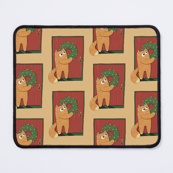 Item preview, Christmas Decorations Cat Print designed and sold by Julia Sol.