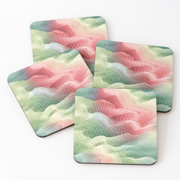 Item preview, Gradient Topographic Illusion Art designed and sold by VectorPlace.