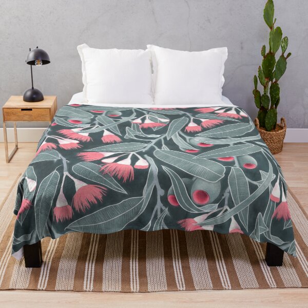 Item preview, Green and Pink Eucalyptus Tree Blossoms designed and sold by Perrin Le Feuvre.