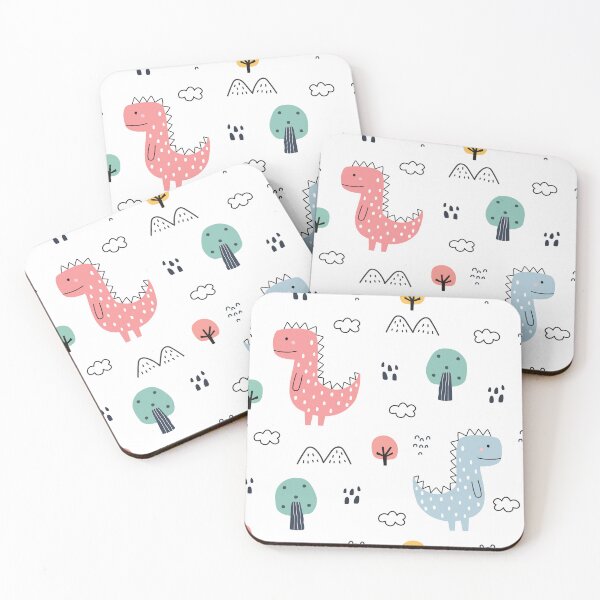 Item preview, Dino Delight - Whimsical Pattern Play designed and sold by RuyaFab.