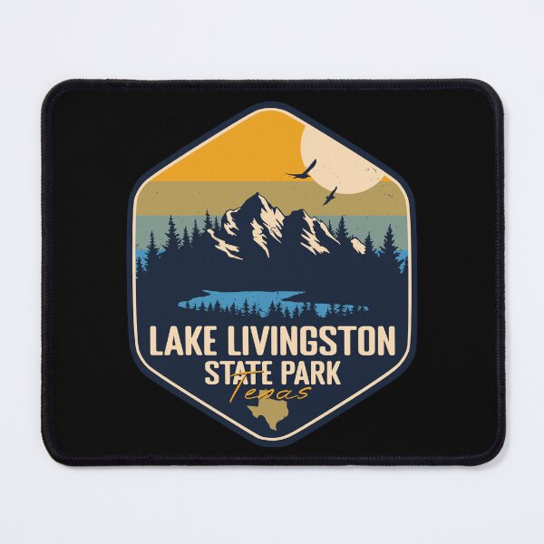 Item preview, Lake Livingston State Park Texas Vacation TX Souvenir Retro Badge designed and sold by mountainfad.