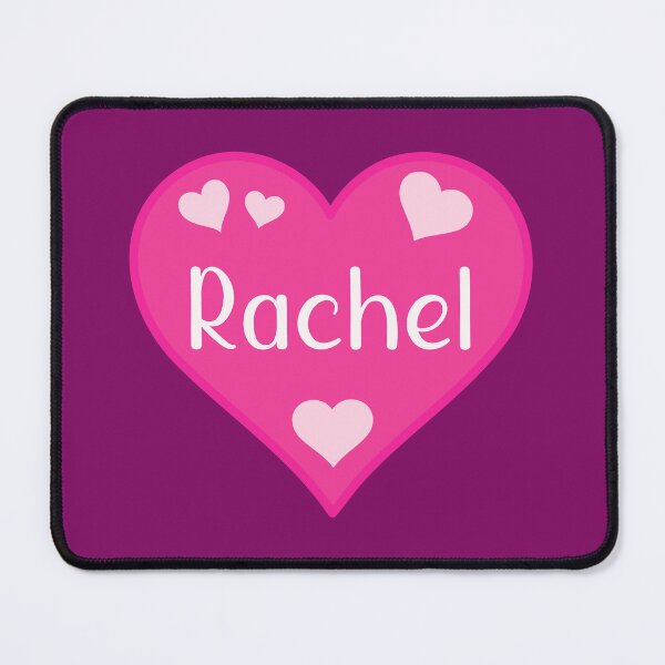 Item preview, Rachel Name Pink Heart designed and sold by Jeallan Designs.