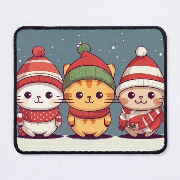 Item preview, The Three Wise Kitties designed and sold by crazycatorama.