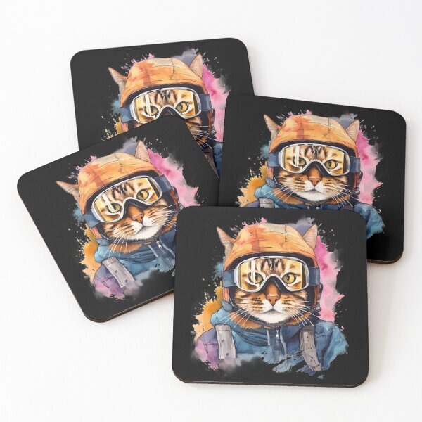 Item preview, Ski Cat in Ski Googles designed and sold by AnnaMDesign.
