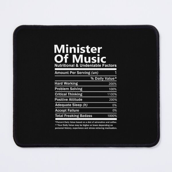 Item preview, Minister Of Music - Nutritional And Undeniable Factors designed and sold by alphatinost.