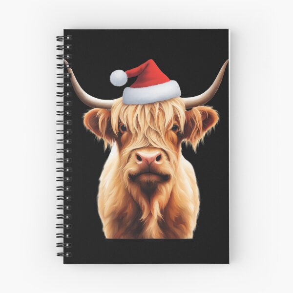 Aperçu de l'œuvre vache des Highlands de Noël t-shirts créée et vendue par Noona-.