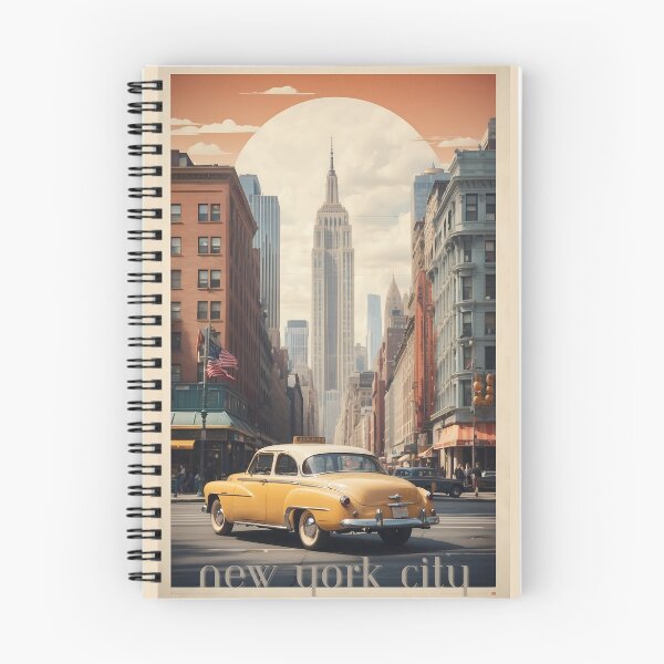 Item preview, New York City Dreams: Vintage Travel Poster designed and sold by Ceemko's Vintage Corner.