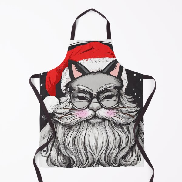 Item preview, Santa Claus with cat ears and cat whiskers, Christmas festival designed and sold by K-Kwan.
