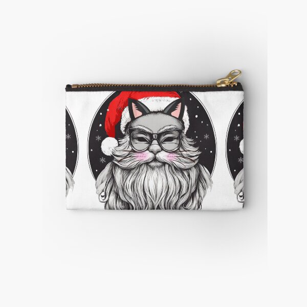 Item preview, Santa Claus with cat ears and cat whiskers, Christmas festival designed and sold by K-Kwan.