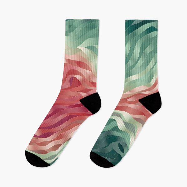 Item preview, Warm Gradient Waves designed and sold by VectorPlace.