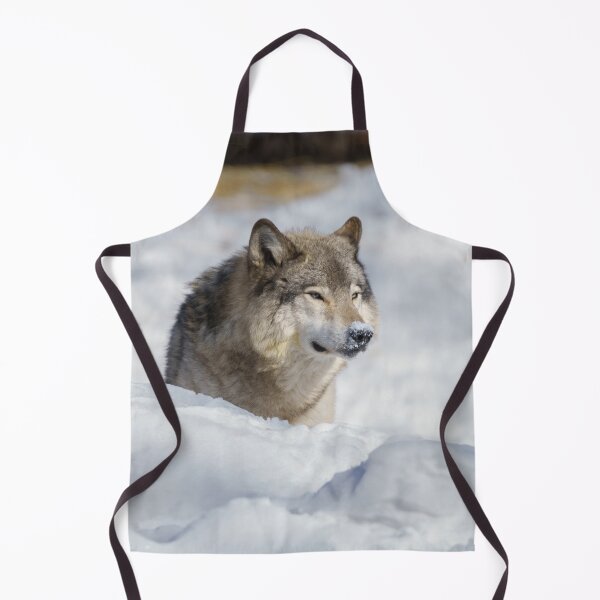 Item preview, Lone Wolf in Snow designed and sold by rawshutterbug.