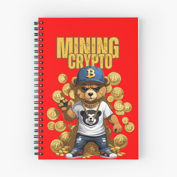 Item preview, bear cryptocurrency mining designed and sold by YolaShopOnline.