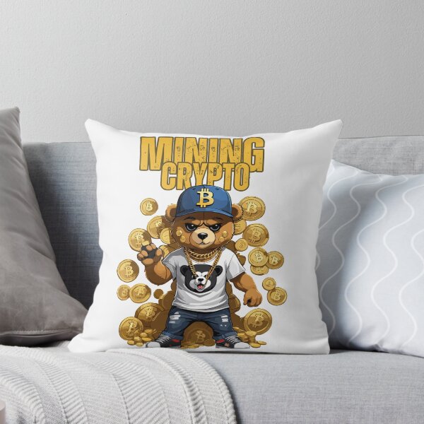 Item preview, bear cryptocurrency mining designed and sold by YolaShopOnline.