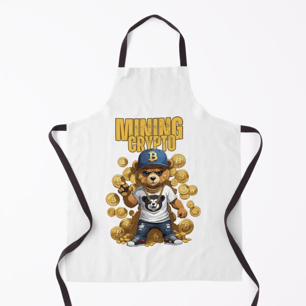 Item preview, bear cryptocurrency mining designed and sold by YolaShopOnline.