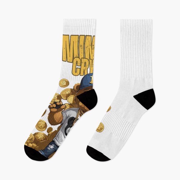 Item preview, bear cryptocurrency mining designed and sold by YolaShopOnline.