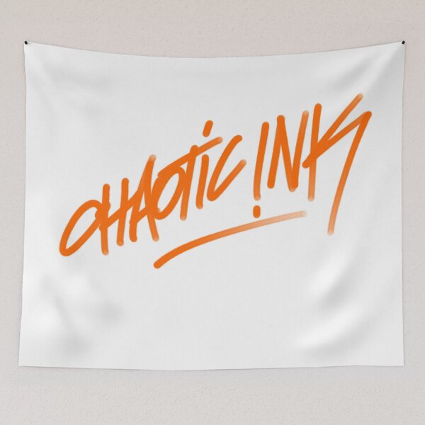 Item preview, Orange Chaotic ink tag designed and sold by IreneCanovi.