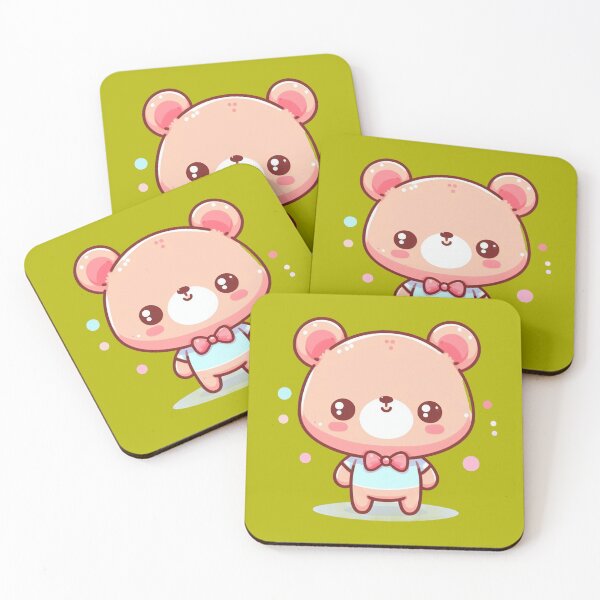 Item preview,  Adorable Little Pink Bear  designed and sold by DigiDreamyArt.