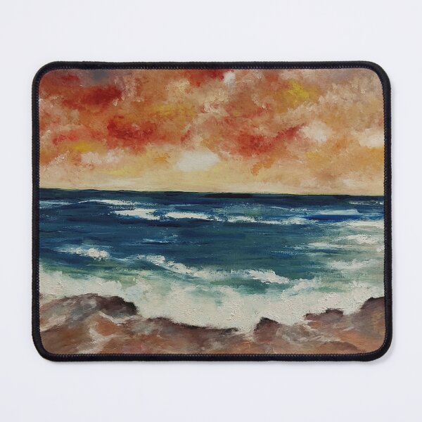 Item preview, Viking Sunset, journey to the unknown by a Scottish painter, Luna Smith designed and sold by Luna-Smith.