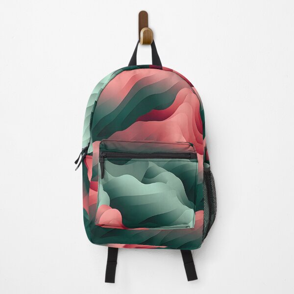 Item preview, Crimson Green Waves designed and sold by VectorPlace.