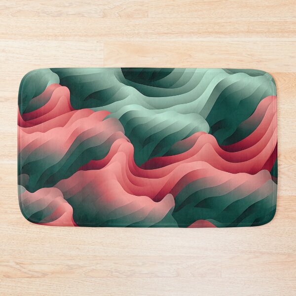 Item preview, Crimson Green Waves designed and sold by VectorPlace.