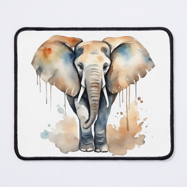 Item preview, Elephant Watercolor Style Art designed and sold by LDJBlank.