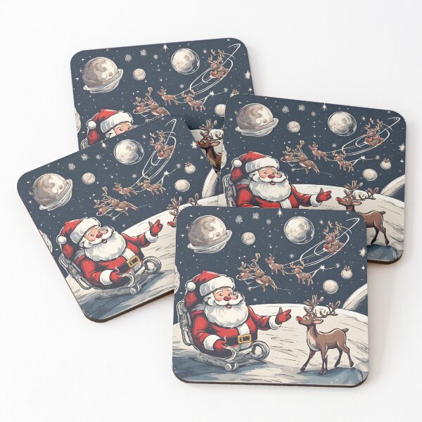 Item preview, Santa Claus With Reindeer designed and sold by GallaMoon.