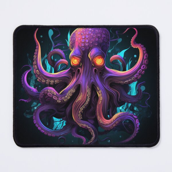Item preview, Purple Octopus Pop Neon Art designed and sold by AstroRisq.