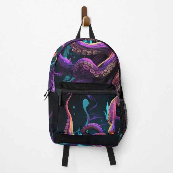 Item preview, Purple Octopus Pop Neon Art designed and sold by AstroRisq.